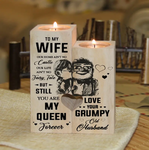 <b>Creative</b> <b>Novelty</b> Christmas <b>Decoration</b> Candle Pillar <b>Home</b> Table <b>Decoration</b> Wood Candle Holder for Romantic Evening Scented Candle - Product Image 5