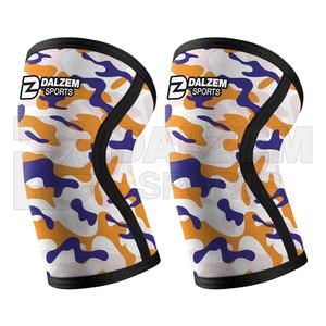 Wholesale 7mm Neoprene Camo Weight Lifting Gym <b>Knee</b> <b>Sleeve</b> High Quality Fitness Safety Sublimation Printing Camouflage Design - Product Image 2