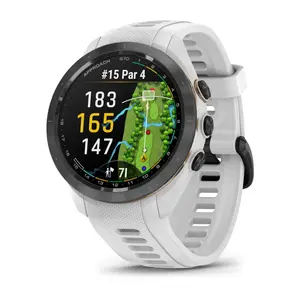 VENTES FLASH Montre de golf GPS haut de gamme Garmin Approach S70 47 mm Noir / Blanc - Product Image 2