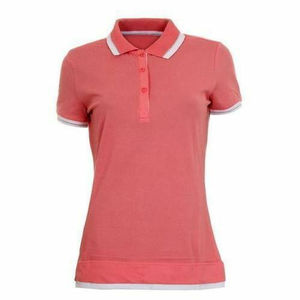 Algodón de secado rápido Unisex de alta calidad para Polo, ropa de trabajo transpirable, logotipo bordado personalizado, Camiseta de punto sólido para mujer - Product Image 1