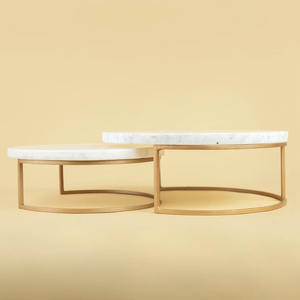 แท่นตั้งเค้กหินอ่อนสีขาวแบบทำมือแท่นตั้งทำจากโลหะอุปกรณ์ทำเค้กอินเดีย - Product Image 2