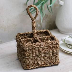 Porte-couverts de restaurant en gros, paniers à ustensiles en herbe de mer de haute qualité, porte-couverts en paille - Product Image 6