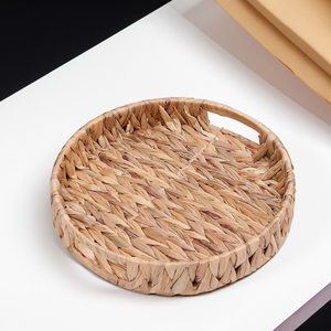 Plateaux de service ronds en bambou du Vietnam, prix d'usine, faits à la main, écologiques, décoratifs, de luxe, pour restaurant SR2009 - Product Image 3