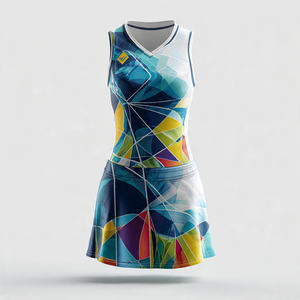 Ropa Deportiva, Vestidos de Netball para Mujer, Alta Calidad, 100% Poliéster, Uniformes de Entrenamiento de Netball, Vestidos, Top - Product Image 5