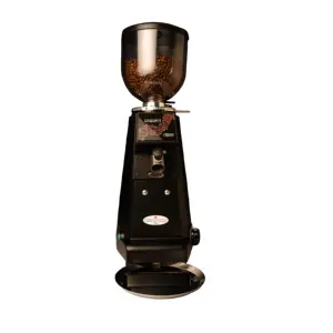 QUALITY ITALIAN PROFESSIONAL GROCERY COFFEE GRINDER FOR CAFES AND HORECA WITH FLAT BURRS 83mm BLACK