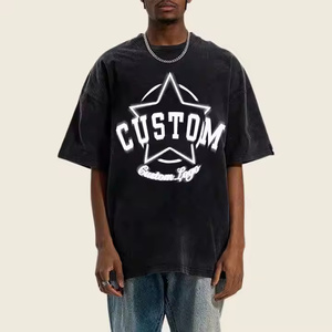 Camiseta de Hombre de Alta Calidad con Logotipo de Marca Personalizado, 50% Algodón/50% Poliéster, Cuello Redondo, Corte Regular, Secado Rápido, Transpirable y Ecológica - Product Image 3