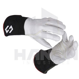 Guantes de seguridad con forro de algodón y palma reforzada para soldar MIG de piel de vaca de grano superior más vendidos de Pakistán - Product Image 6
