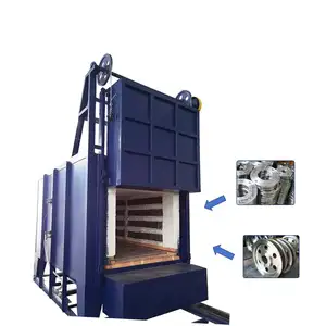 high temperature trolley type electric annealing furnace for flange