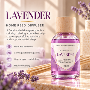 Diffusore di Aromi alla Lavanda OEM 100ml |   Fragranza Floreale Rilassante per la Casa |   Produttore di Marchi Privati Spagna - Product Image 2