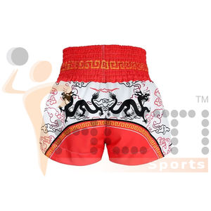 กางเกงมวยแฟชั่นสำหรับฝึกซ้อมกางเกงมวยไทยขาสั้น MMA - Product Image 3