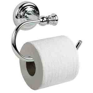 Free <b>Standing</b> Style Premium Durable Metal & Wood Wall-Mounted <b>Toilet</b> Paper Holder - Product Image 5