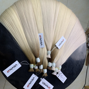 Extensiones de Cabello Humano Virgen Vietnamita 100% Natural, Súper Doble Trama, Textura Suave y Sedosa, Color Rubio y Ombre - Product Image 5