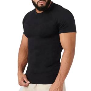 Top hommes Compression Sports T-shirts Gym entraînement séchage rapide manches courtes pour la course à manches longues Fitness Rash Guard Amano Sports - Product Image 5