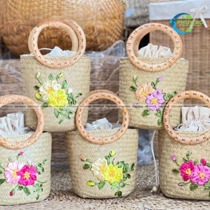 Sac à main de qualité supérieure bohème en jacinthe d'eau élégant et écologique pour l'été dames sac pour femmes sacs à main pour femmes sacs à main - Product Image 3