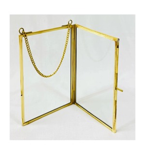 Cadre photo en verre et métal fait main de qualité supérieure, dernier modèle de cadre de bureau design - Product Image 2