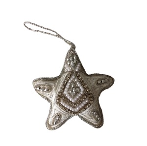Adornos navideños de 100mm con cuentas de cristal bordadas hechas a mano, colgante con forma de hogar, jardín, baño, decoración de fiesta, uso razonable - Product Image 4