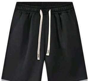 Venta al por mayor de pantalones cortos de cintura media para hombres 100% algodón respetuoso con el medio ambiente transpirable elástico cintura cierre High Street OEM servicio disponible - Product Image 4