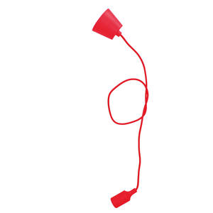 Lámpara colgante de silicona roja (GSC 0702189) - Product Image 1
