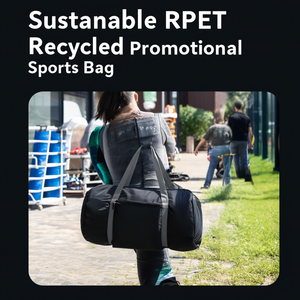 Borsa Sportiva Promozionale Sostenibile in RPET Riciclato - Product Image 3