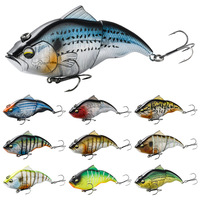 Señuelo de Pesca Articulado de 115mm y 44g, Cebo Duro ABS con Sistema de Sonido, Señuelo Deslizante Multiarticulado para Pesca de Lubina y Lucio