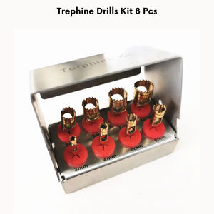 Kit de Brocas Trepanadoras de Acero Inoxidable para Implantes Dentales, Discos de Sierra de 7mm y 10mm, Juego de Corte de Hueso con Encaje, CE, Extracción Quirúrgica, Médico - Product Image 4