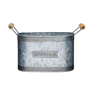 Caddy en métal galvanisé durable Meilleure qualité Accessoires pour la maison et les ustensiles de cuisine Maison Chambre d'hôtel Restaurant - Product Image 1