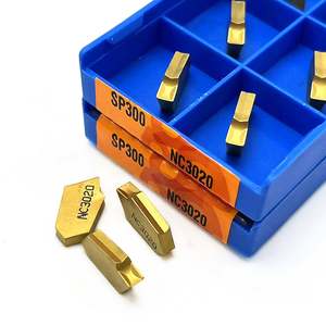 Machine <strong>Tool</strong> Grooving Inserts SP200 SP300 SP400 P C9030 N C3020 Grooving Carbide Inserts <strong>SP</strong> 300 Lathe <strong>Tools</strong> Turning Insert - Product Image 4