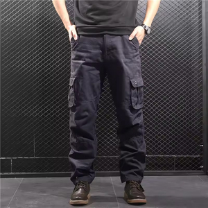Nueva llegada diseños personalizados transpirable a prueba de viento senderismo pantalón Spandex poliéster clásico Cargo hombres pantalones tácticos al por mayor - Product Image 5