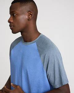 Urban Casual Hommes T-Shirt 100% Coton Tricoté Slim Fit Respirant Personnalisé Streetwear Vêtements À La Mode Usage Quotidien En Vrac - Product Image 3