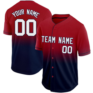 Unisex Customized Logo Sportswear <b>Baseball</b> <b>Set</b> High Quality 100% Polyester Digital Print Breathable <b>Baseball</b> Jersey OEM - Product Image 2