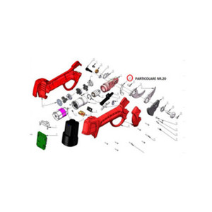 Forbici Pota Batteria DJ-025 Particolare N. 20 - Product Image 1