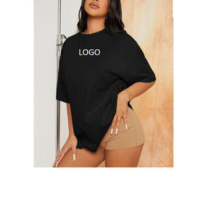 เสื้อกล้ามผู้หญิงแขนสั้นคอกลมออกแบบได้ตามต้องการแฟชั่นฤดูร้อน - Product Image 1