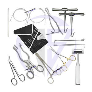 Juego de instrumentos ortopédicos veterinarios de acero inoxidable, kit de cirugía ortopédica básica para animales y mascotas, 13 Uds. - Product Image 1