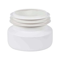 Connecteur de sortie de cuvette de toilettes C.R Smart en plastique écologique de fabrication italienne, avec manchon conique, garantie 5 ans pour usage en salle de bain