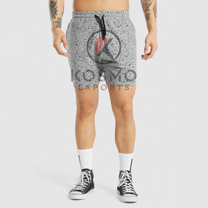 กางเกงขาสั้นออกกำลังกายผู้ชายขายดี รุ่นใหม่ สีพื้น เรียบง่าย มีกระเป๋า สไตล์ลำลอง เหมาะสำหรับใส่เล่นกีฬาและฟิตเนส - Product Image 1