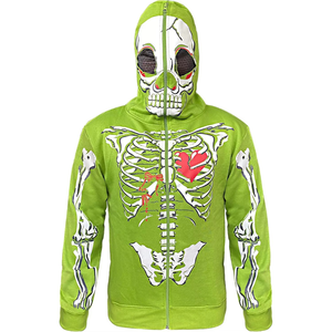 Sweat à capuche zippé pour femme avec logo personnalisé Desgin Puff Printing 100% Cotton Hoodies Oversize Heavyweight Zipper Hoodie - Product Image 2