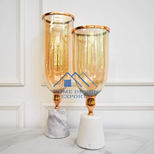 เชิงเทียนแก้วแบบทันสมัยเชิงเทียนรูปทรงกลม - Product Image 6