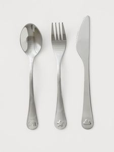 Juego de cubiertos de metal de acero inoxidable hecho a mano de calidad fresca Fabricante y exportador Juego de cubiertos de metal de nuevo diseño La mejor vajilla - Product Image 5