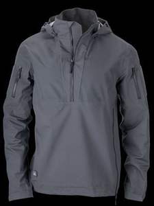 Veste de pluie à capuche pour homme, légère, en softshell, réversible, à séchage rapide, écologique, imperméable, antibactérienne, style streetwear - Product Image 5