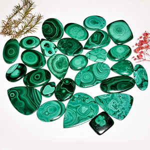 Lot de Malachite Naturelle Pierres Précieuses Naturelles Lot de Pierres Lâches Vente en Gros de Cabochons de Forme Mixte - Product Image 3
