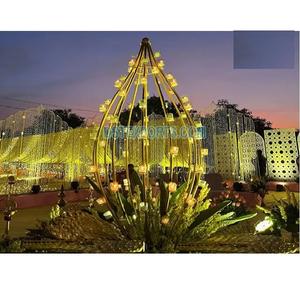 เชิงเทียนโลหะสำหรับทางเข้างานแต่งงานเชิงเทียนแบบโมเดิร์นสำหรับวางเทียน - Product Image 1