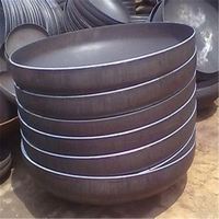 Têtes ellipsolaires métalliques de grand diamètre en acier inoxydable SS304 pour réservoirs semi-ellipsolaires