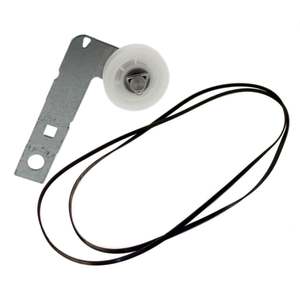 EXP651 Electric Dryer Belt and Idler Pulley Replacement for WPW10112954 W10837240 Made of Rubber Steel Cloth <b>Plastic</b> - Product Image 2