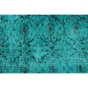 Alfombra Turca de 5.8x9.3 pies, Alfombra Vintage, Alfombra Persa Azul de Lana - Product Image 5