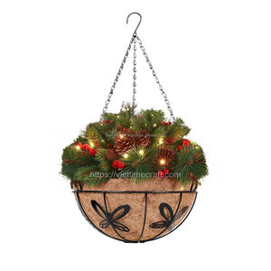 Coco Coir Hanging Planter Outdoor Hanging <b>Basket</b> Planter, Eco Friendly Garden Wall Mounted <b>Flower</b> Pot Indochina.,JSC - Product Image 3
