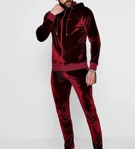 Survêtement en velours pour hommes en matériau durable, survêtement en velours anti-rides entièrement personnalisé, de haute qualité, au prix de gros - Product Image 4