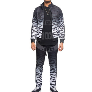 Último estilo transpirable Top List Chándal de sublimación para hombres Slim Fit Poliéster Algodón Plain Men Chándales - Product Image 4