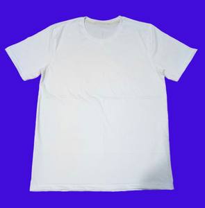 160 gramos al por mayor Camiseta básica 100% algodón cuello redondo Unisex personalizar regular y de talla grande camisetas de hombre logotipo estampado en blanco liso - Product Image 1