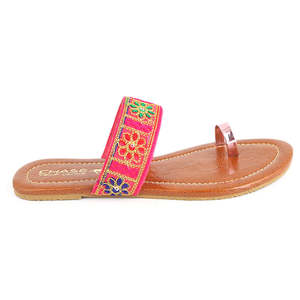 รองเท้าแตะปักลายสำหรับผู้หญิง (SA-012) - สีชมพู - Product Image 2