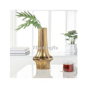 Florero de Aluminio Color Dorado, Tamaño y Forma Personalizados, Maceta para Flores, Florero Decorativo para Sala de Estar - Product Image 4